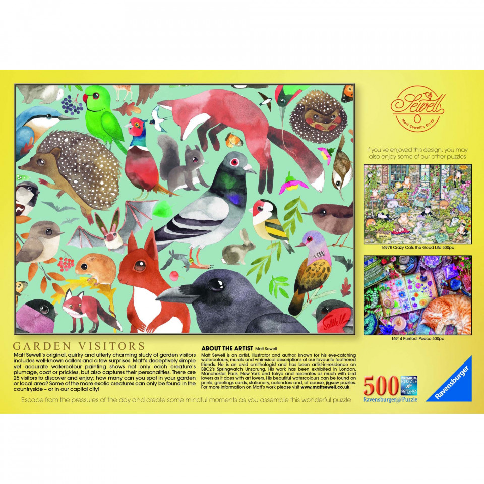 Puzzle Vizitatorii Gradinei, 500 Piese - 2 | YEO