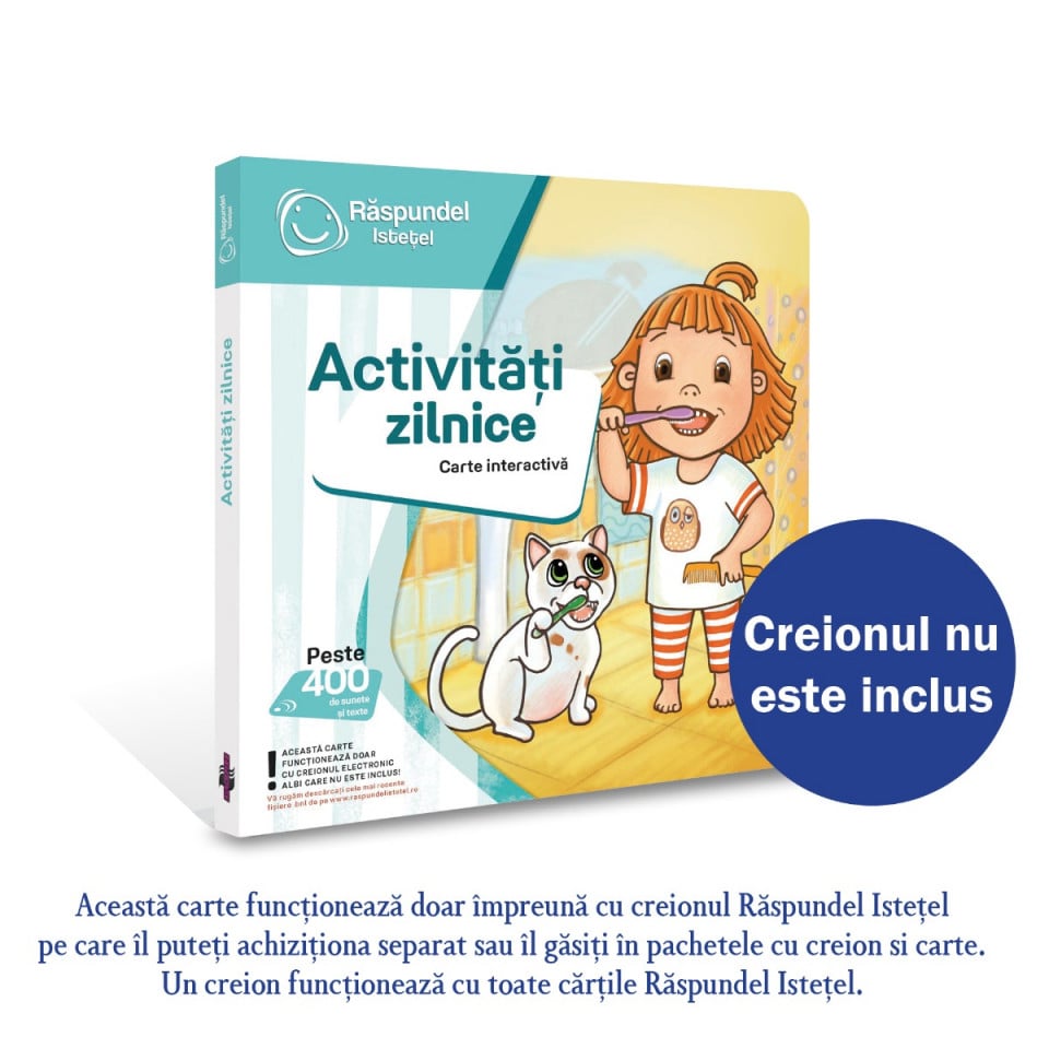 Raspundel Istetel - Carte Activitati zilnice - 3 | YEO