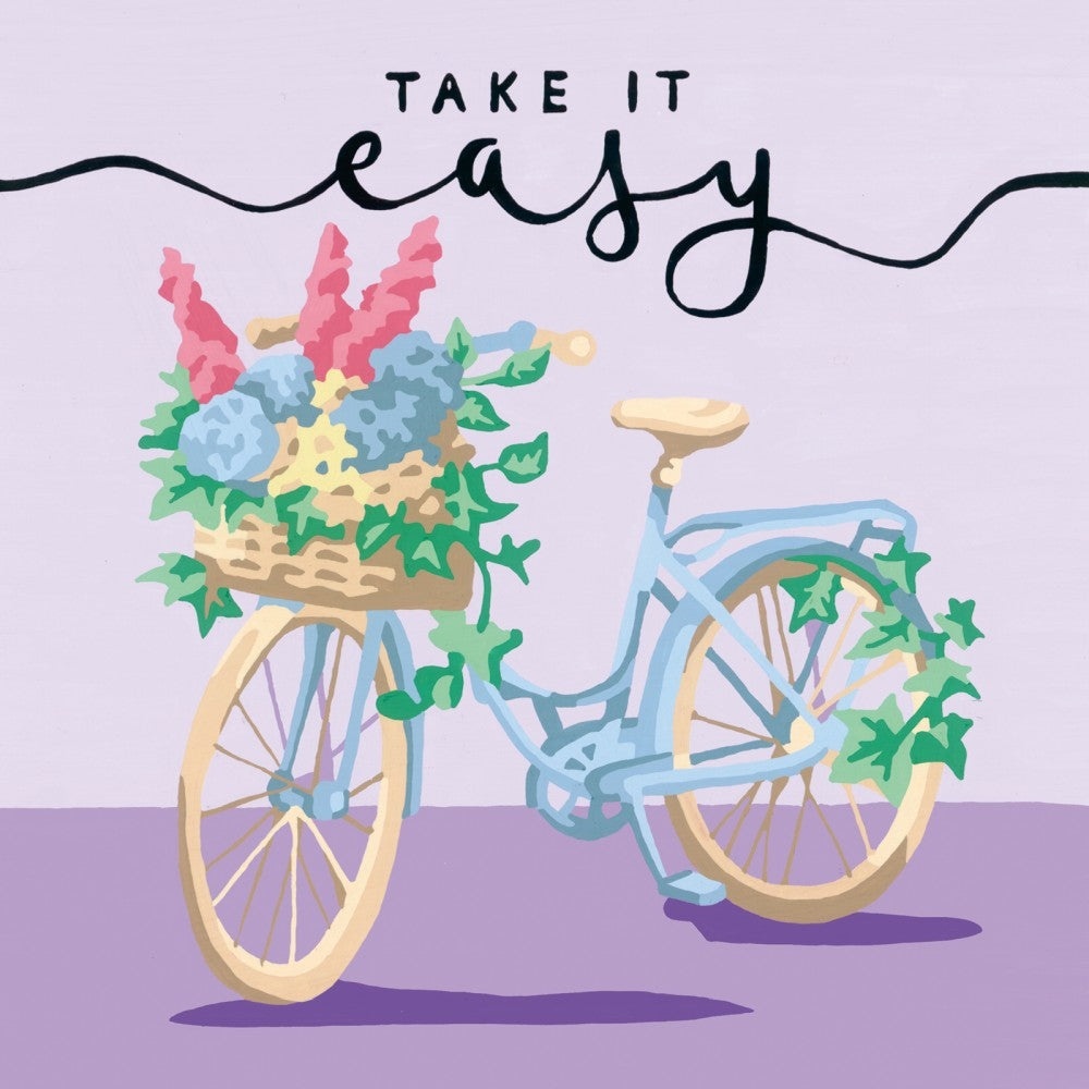 Ravensburger - CreArt pictura pe numere pentru adulti bicicleta Take it easy - 1 | YEO