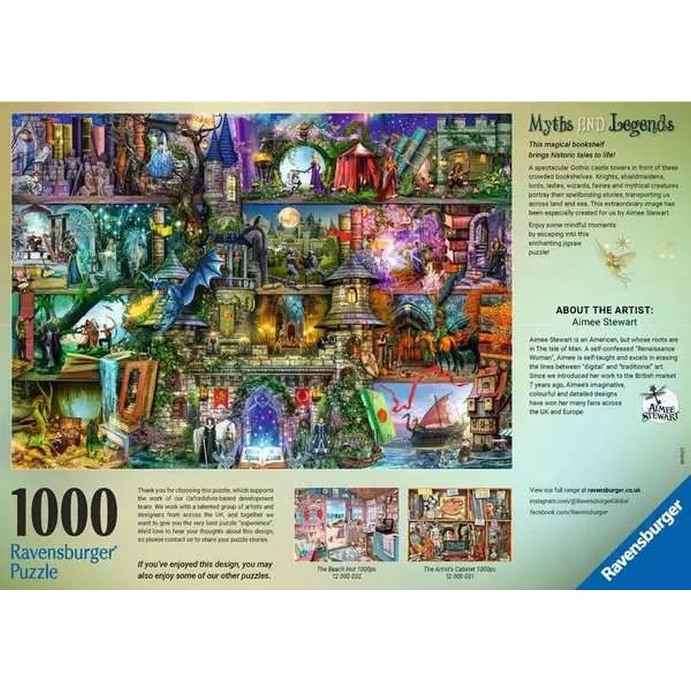 Ravensburger - Puzzle legende si mituri 1000 piese design nou - 2 | YEO