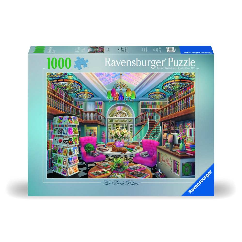 Ravensburger - Puzzle palatul cartilor 1000 piese design nou - 1 | YEO