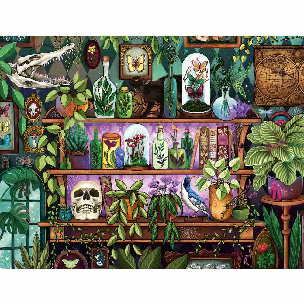 Ravensburger - Puzzle raftul vrajitoarei 2000 piese - 2 | YEO