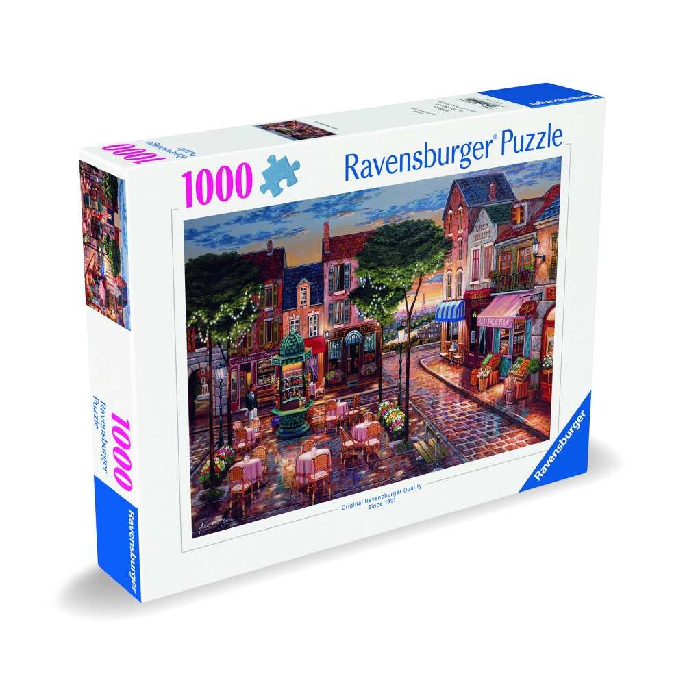 Ravensburger - Puzzle strada din Paris 1000 piese design nou - 1 | YEO