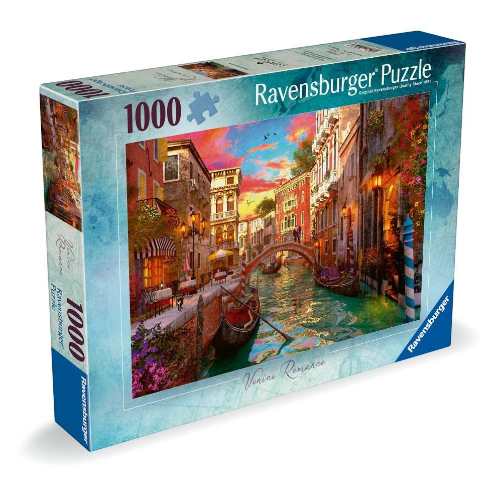 Ravensburger - Puzzle Venetia romantica 1000 piese design nou - 1 | YEO