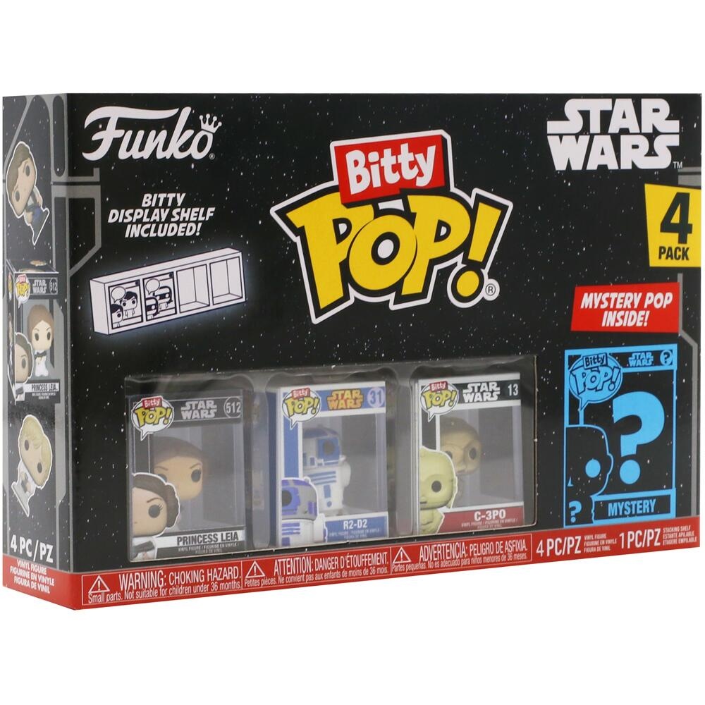 Set 4 mini figurine Funko Bitty POP: Star Wars - 1 | YEO