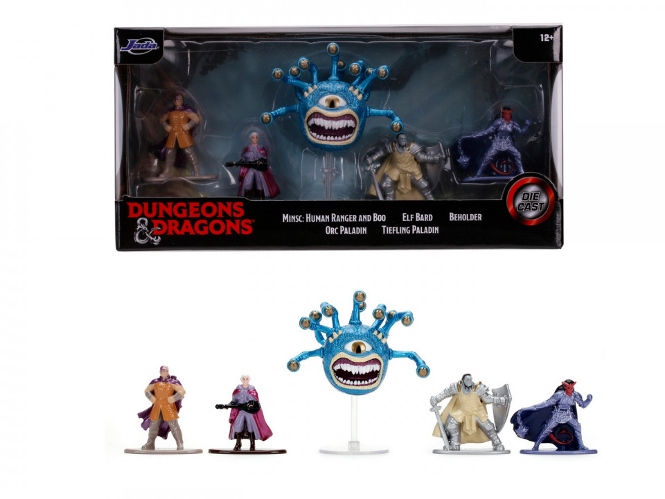 Set 5 Figurine Din Metal Dungeons Dragons 4 Cm