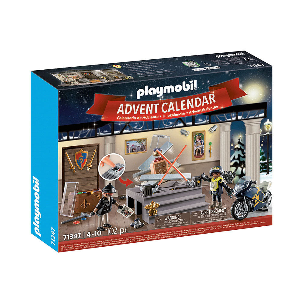 Set de joaca Playmobil Calendar Craciun Furt La Muzeul Politiei