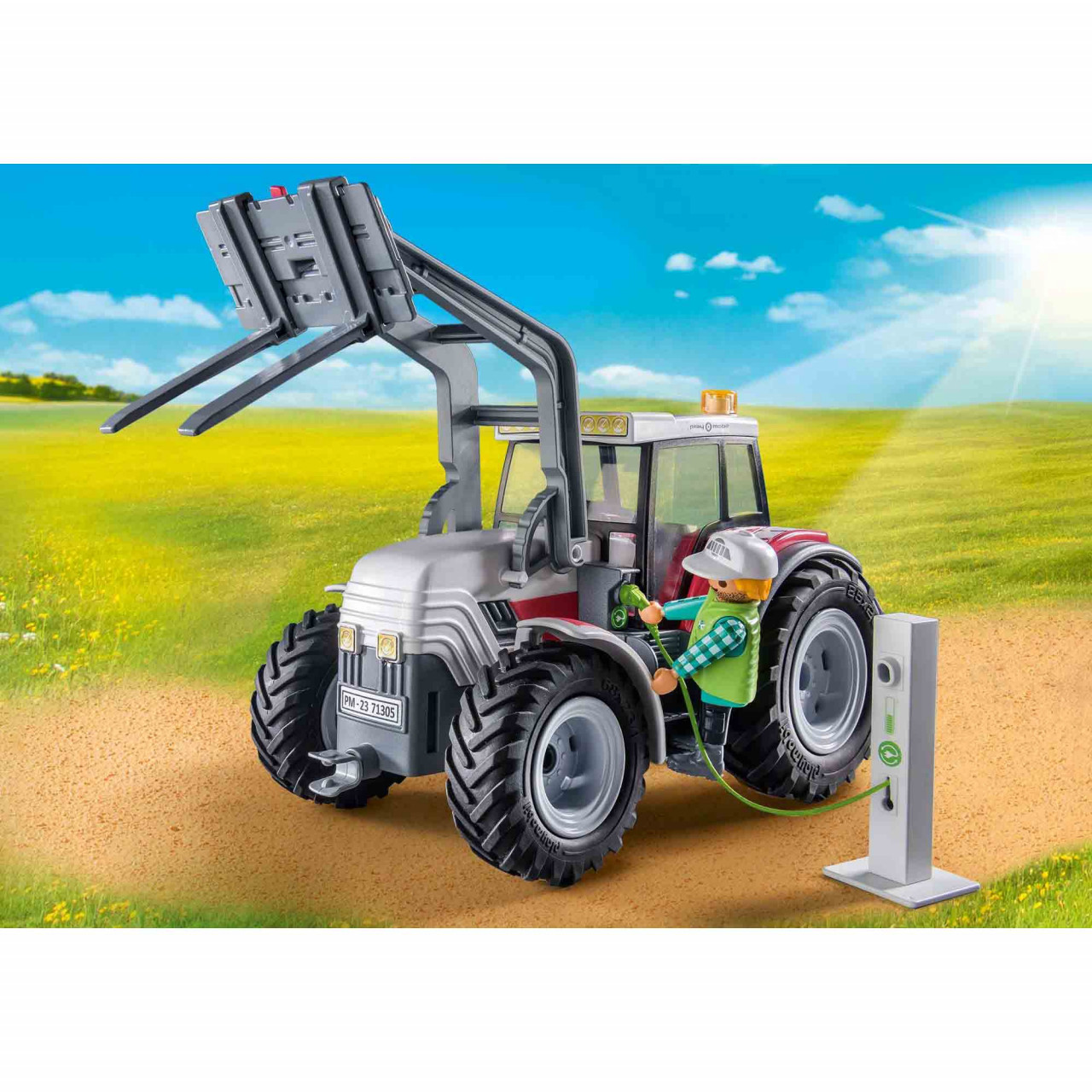 Set de joaca Playmobil - Tractor Mare Cu Accesorii - 3 | YEO