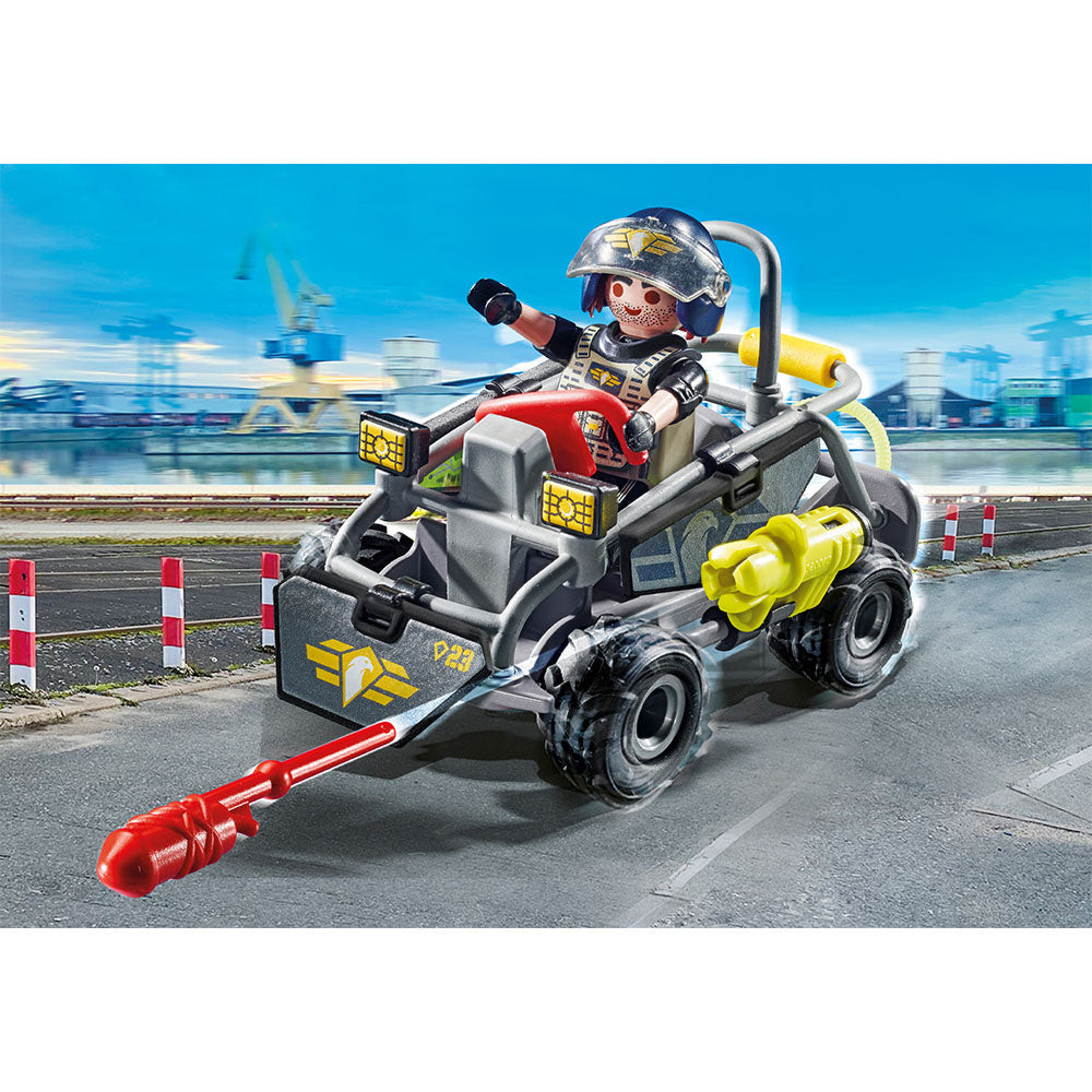 Set de joaca Playmobil - Vehicul Swat Pentru Teren Si Apa - 1 | YEO