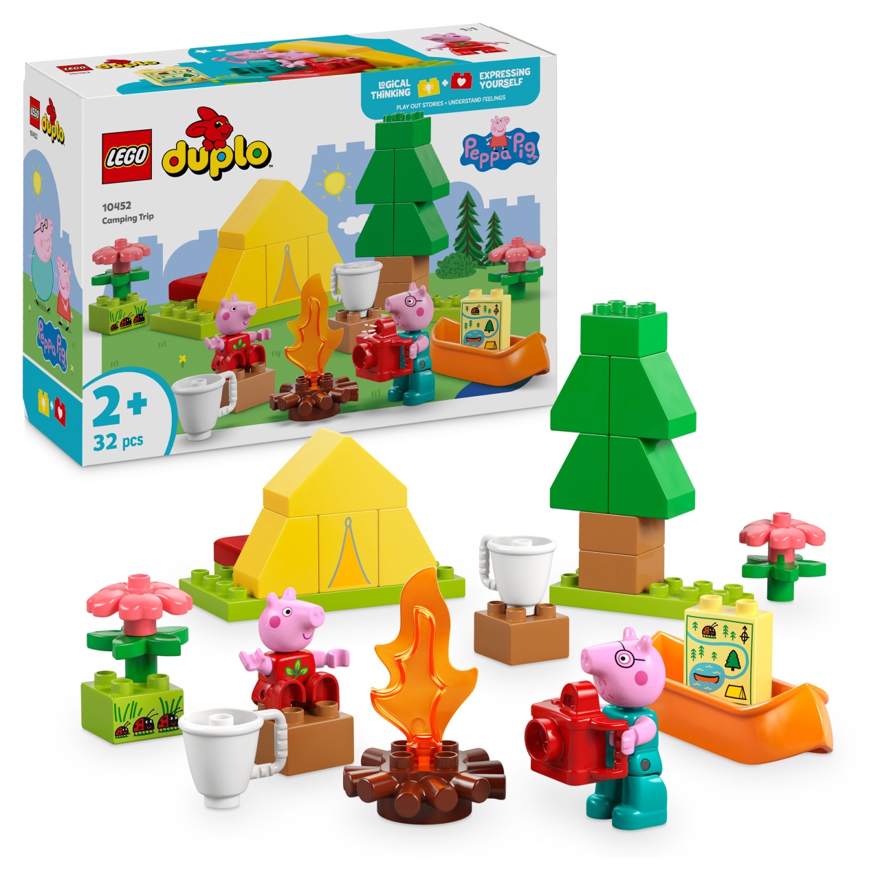 Set Jucarii LEGO DUPLO® - Excursie cu cortul (10452)