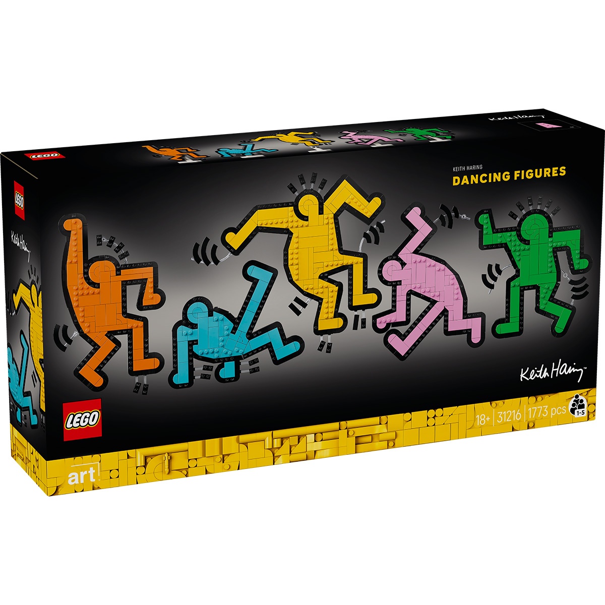 Set LEGO Art - Keith Haring – Figurine care danseaza (31216) - 1 | YEO