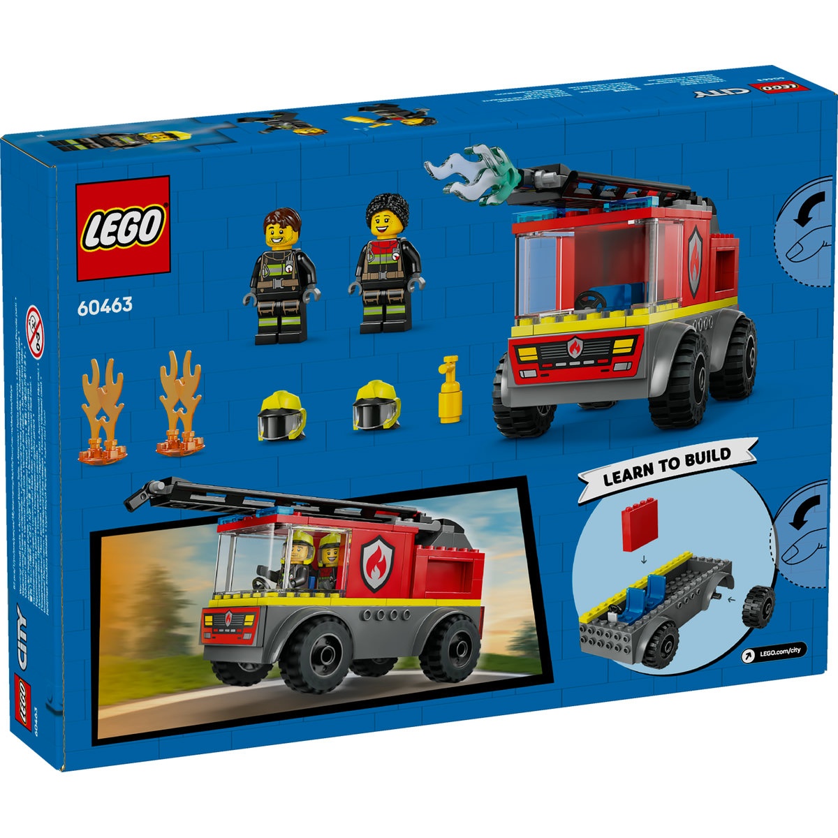 Set LEGO City - Camion de pompieri cu scara (60463) - 3 | YEO