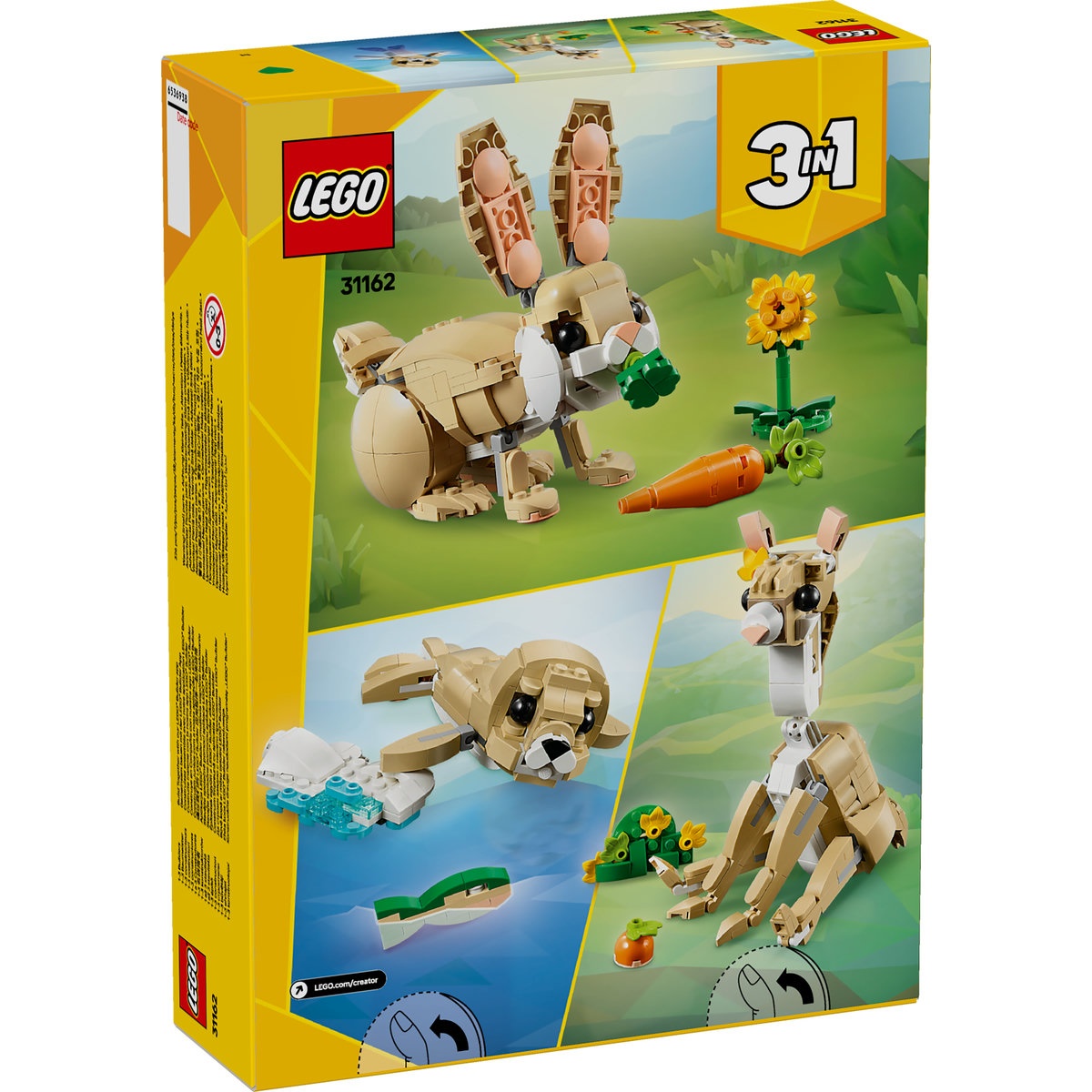 Set LEGO Creator - Iepuras dragalas (31162) - 2 | YEO