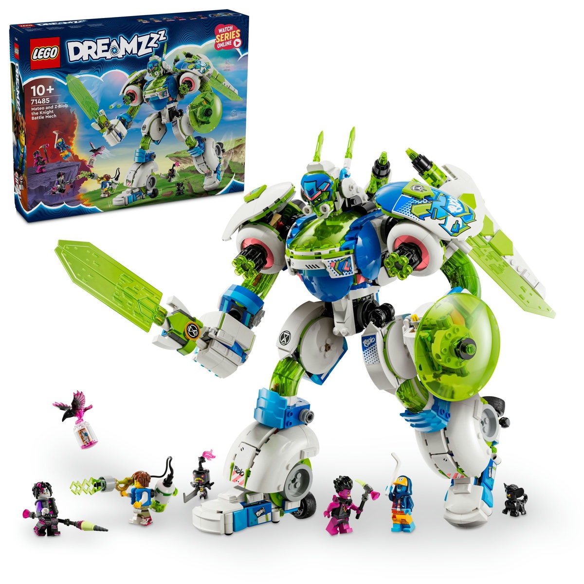 Set LEGO DREAMZzz - Robotul de lupta al lui Mateo si al Cavalerului Z-Blob (71485)