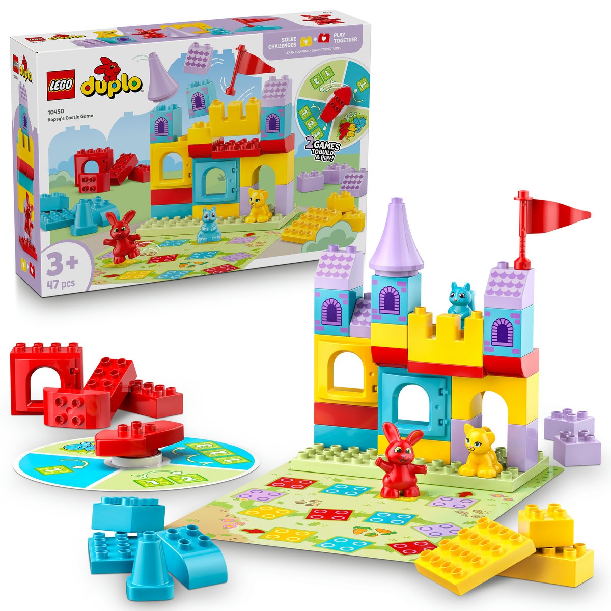 Set LEGO DUPLO - Jocul de la castelul Săltăreţei (10450)