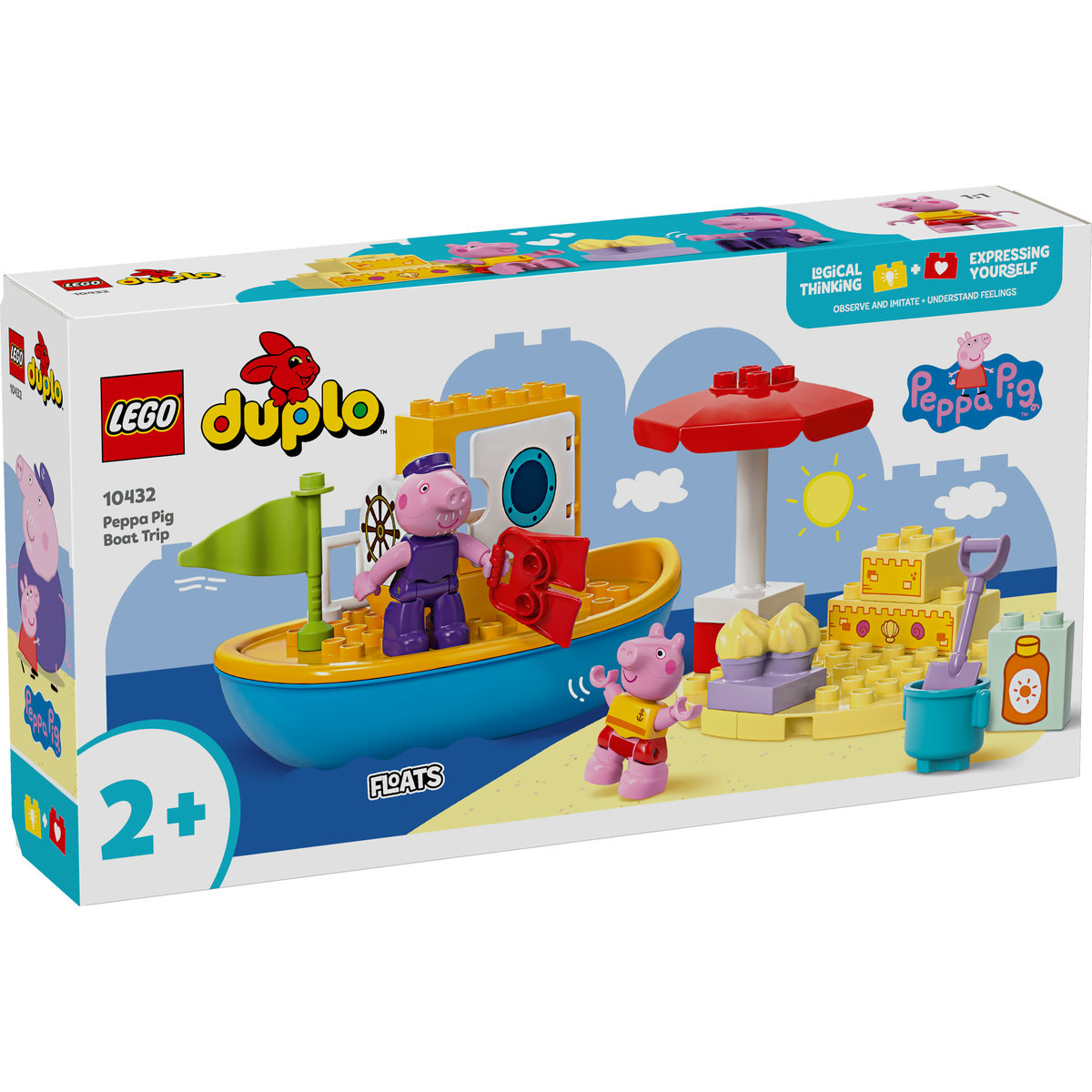 Set LEGO DUPLO - Purcelusa Peppa si Excursia cu barca (10432) - 1 | YEO