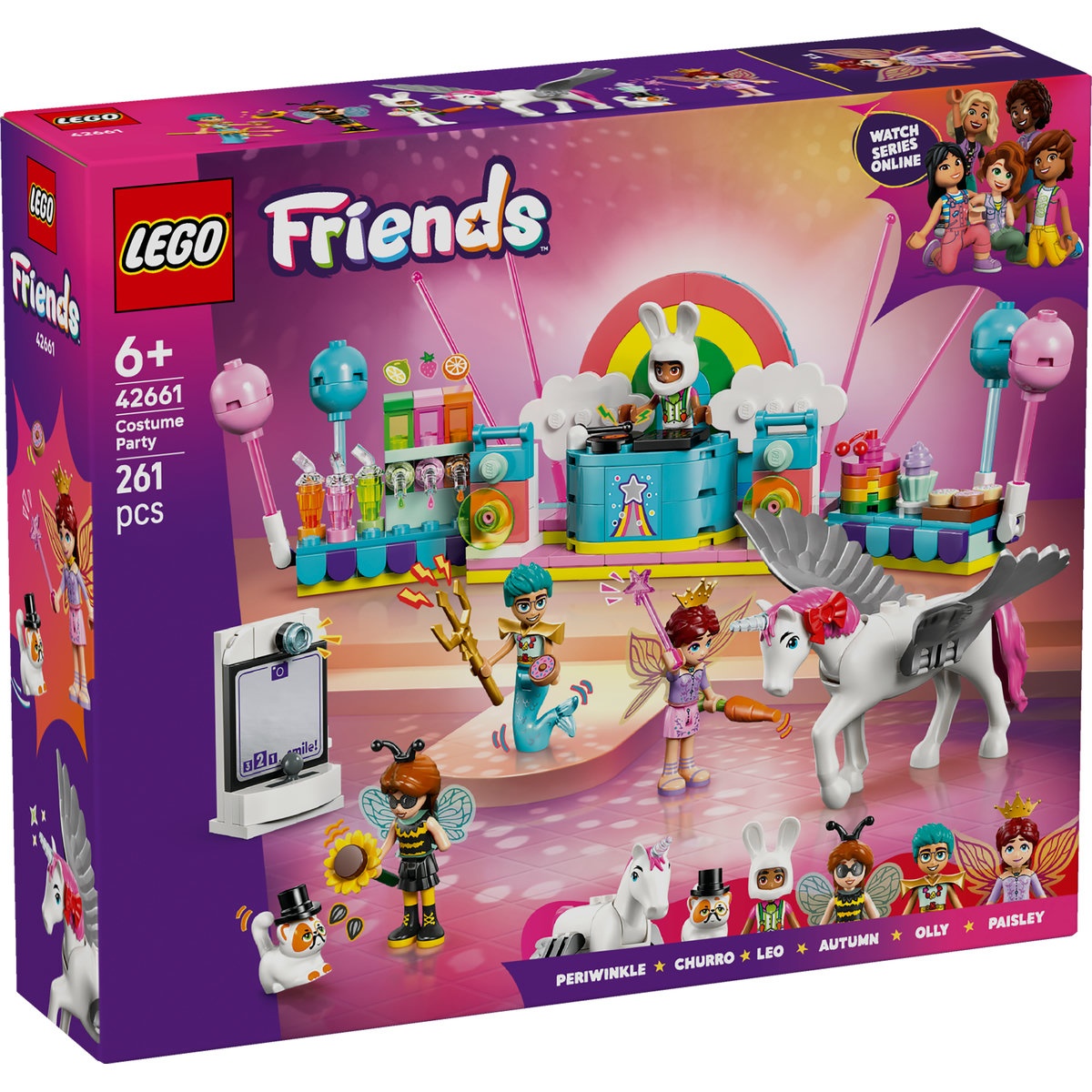 Set LEGO Friends - Bal mascat cu unicornul şi zâna (42661) - 1 | YEO