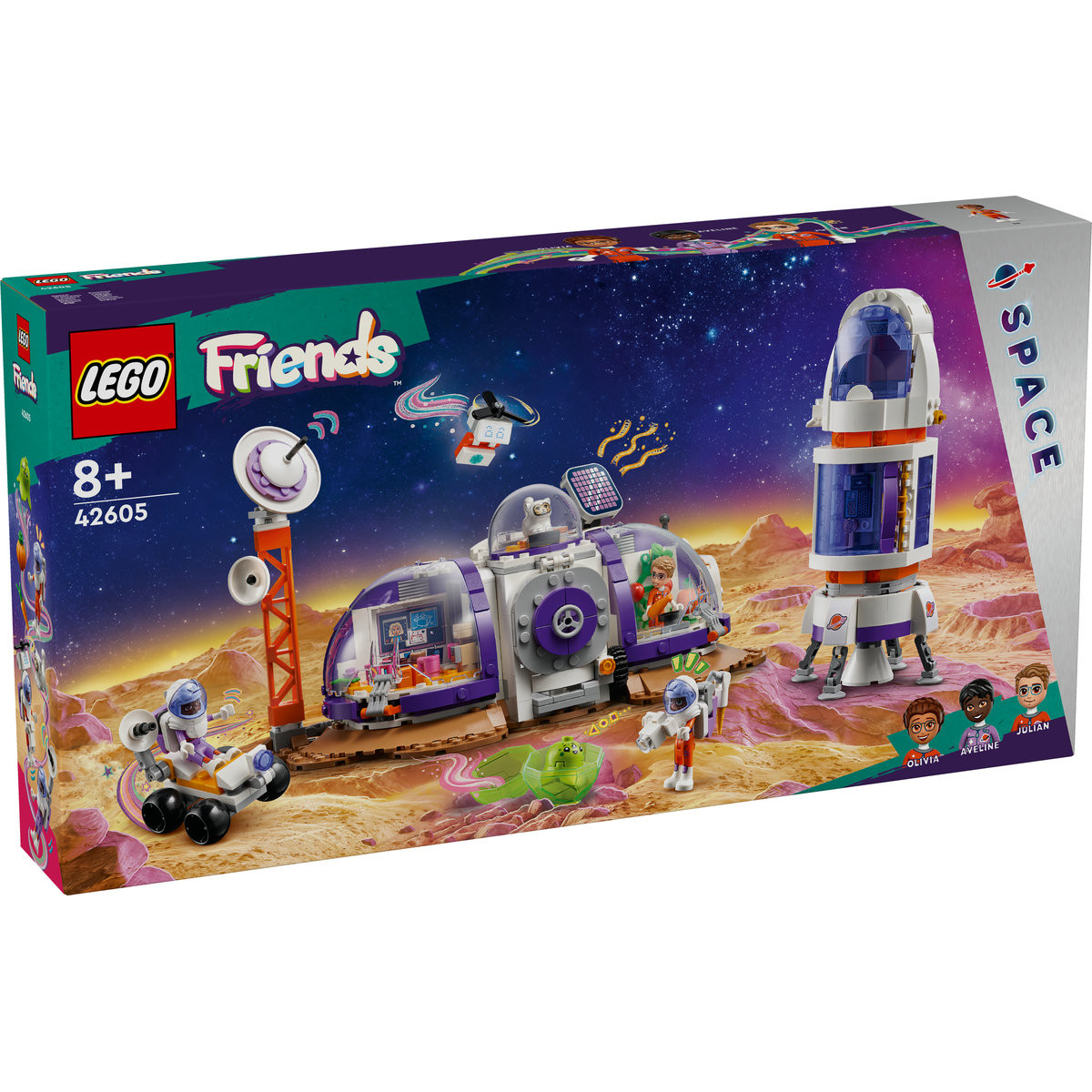 Set LEGO Friends - Baza spatiala si racheta pe Marte (42605) - 1 | YEO