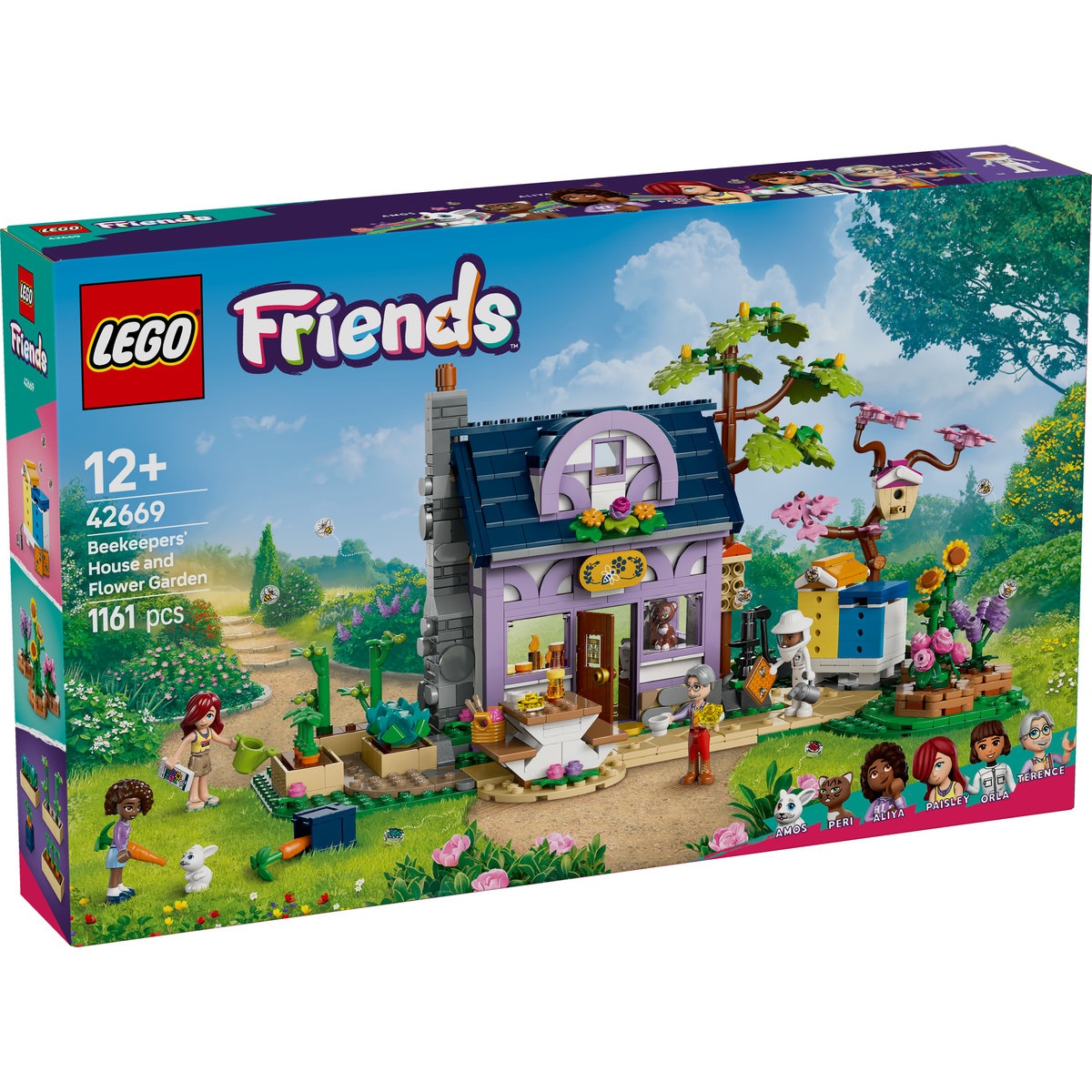 Set LEGO Friends - Casa apicultorilor si gradina cu flori (42669)