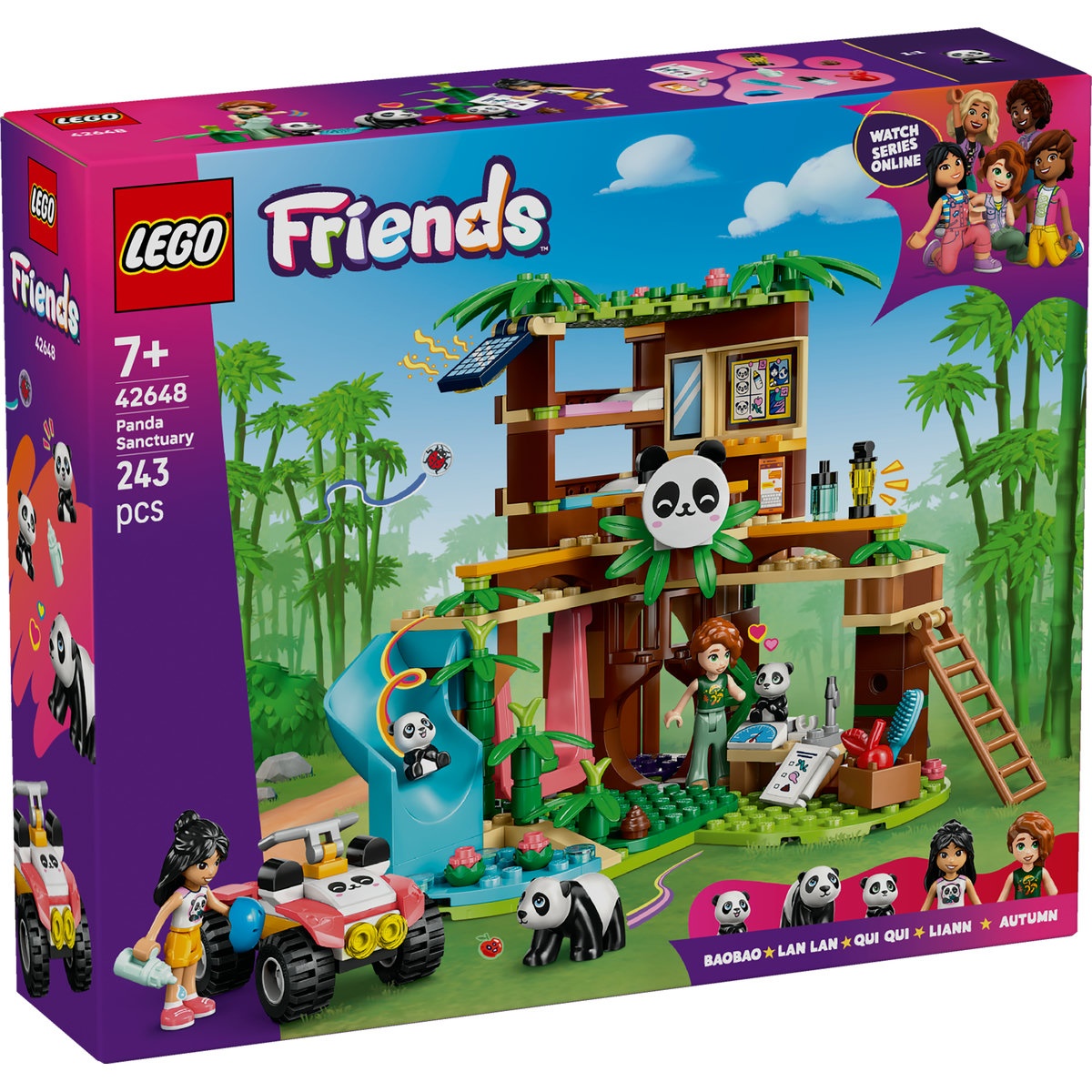 Set LEGO Friends - Îngrijirea animalelor de la refugiul pentru panda (42648) - 1 | YEO