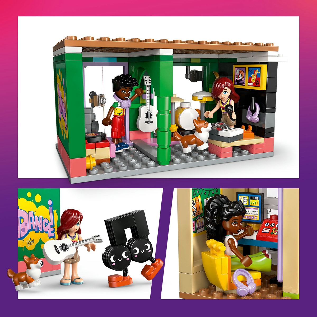 Set LEGO Friends - Magazin de muzică şi apartament (42653) - 3 | YEO