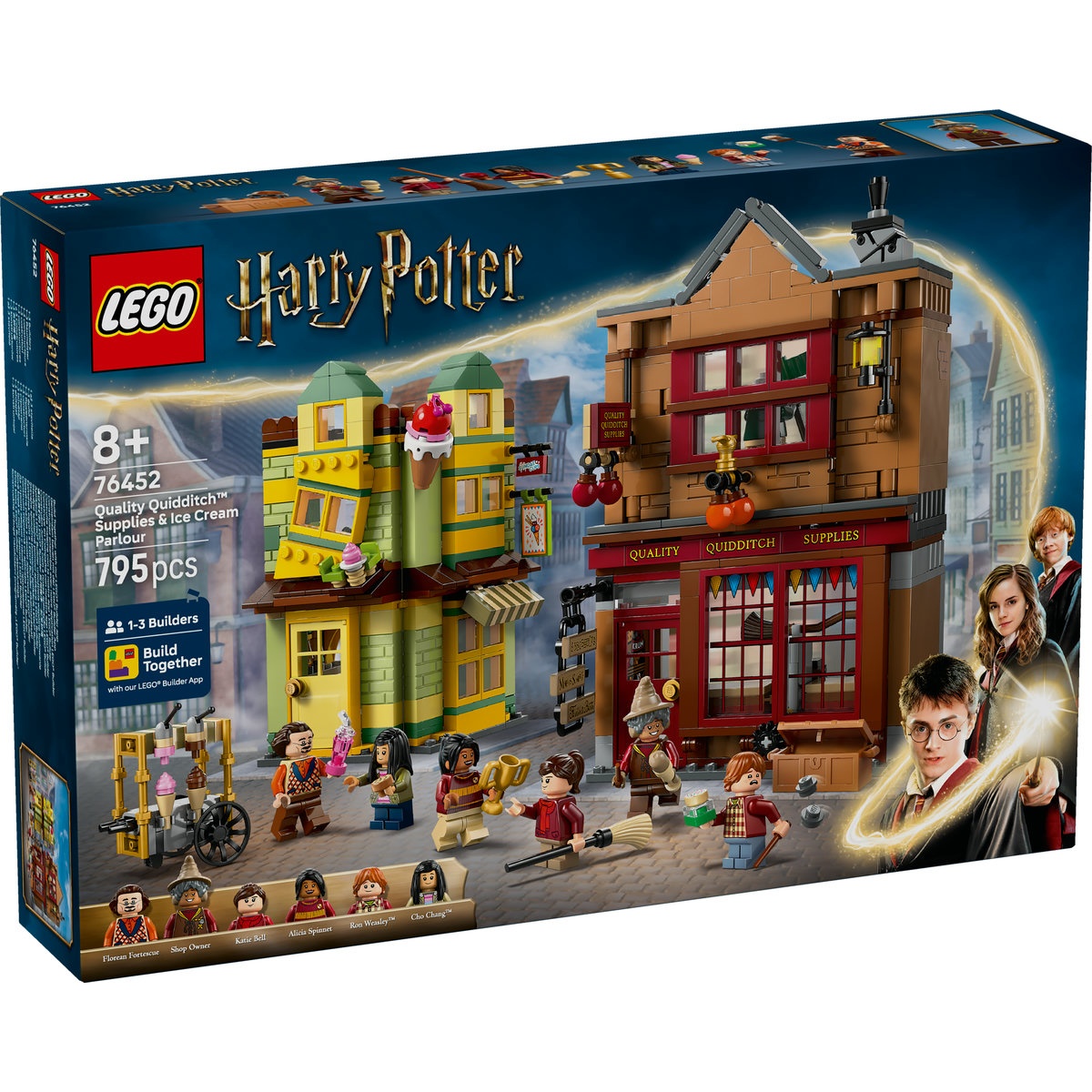 Set LEGO Harry Potter - Furnituri Vâjthaț de calitate și magazin de înghețată (76452) - 1 | YEO