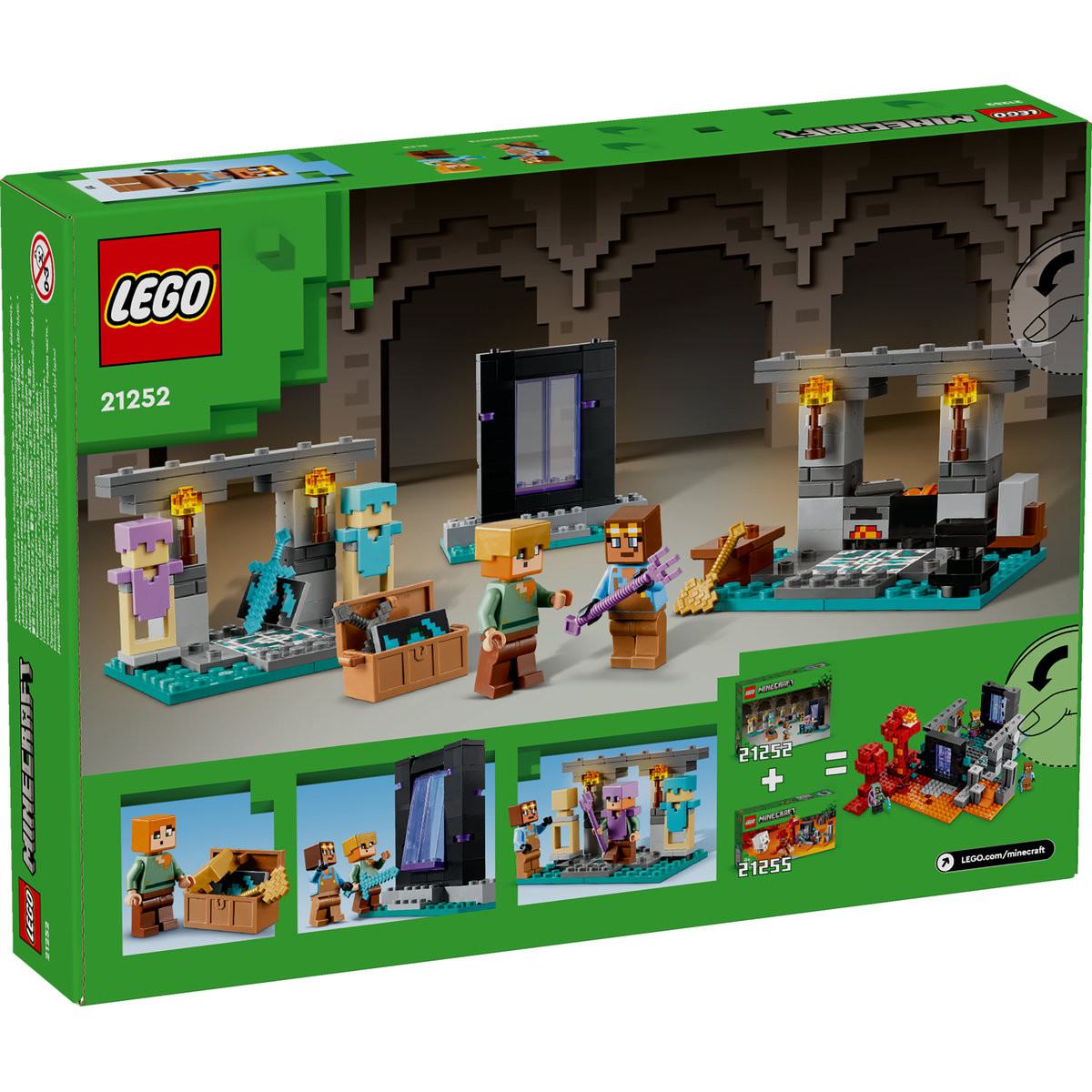 Set LEGO Minecraft - Armuraria (21252) - 2 | YEO