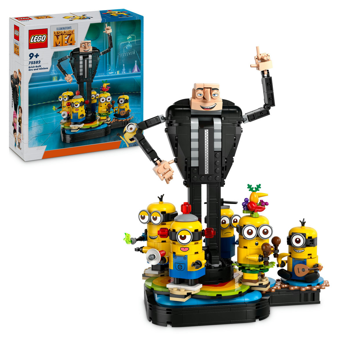 Set LEGO Minions - Gru si minionii din caramizi (75582)