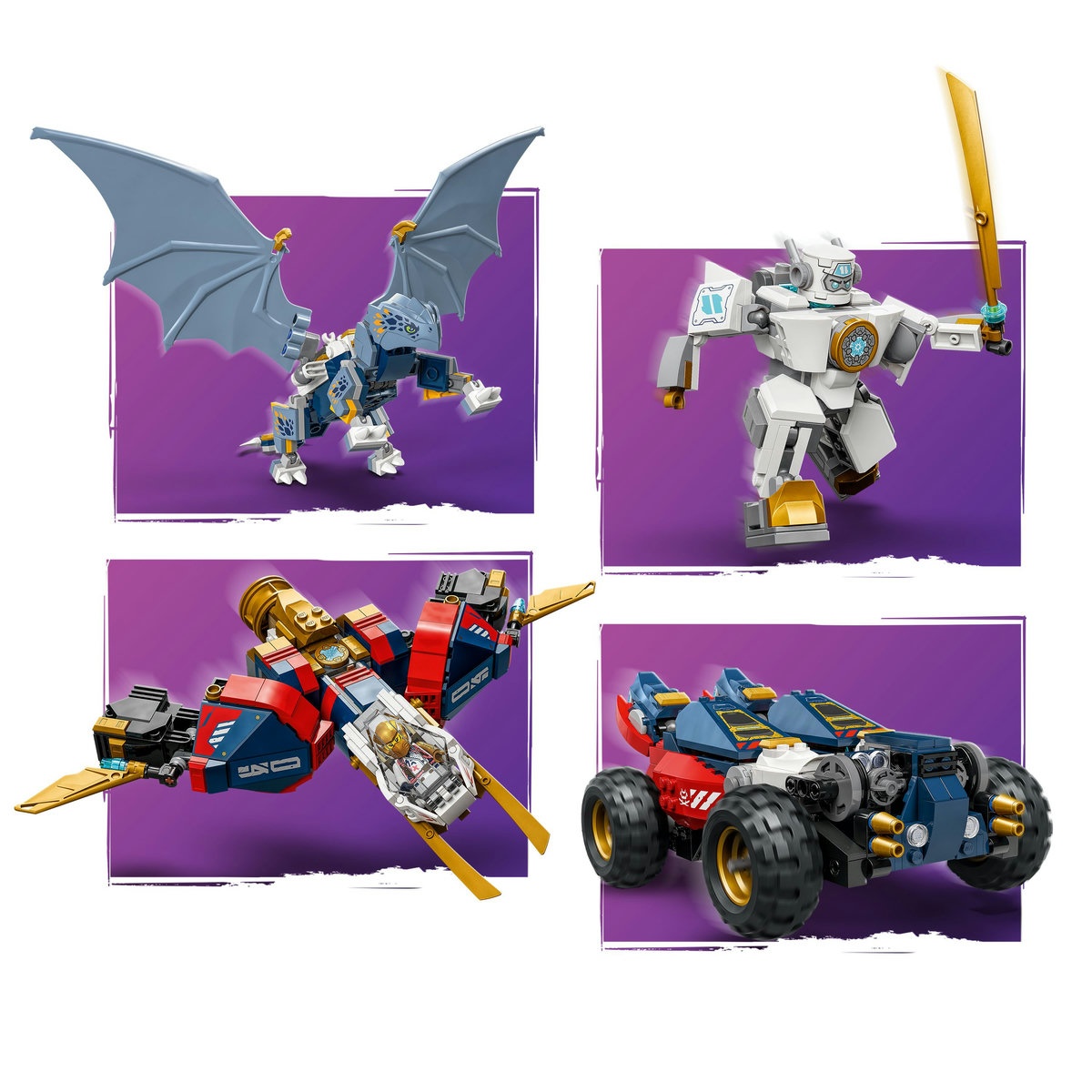 Set LEGO Ninjago - Ultrarobotul combinat al lui Zane (71834) - 1 | YEO