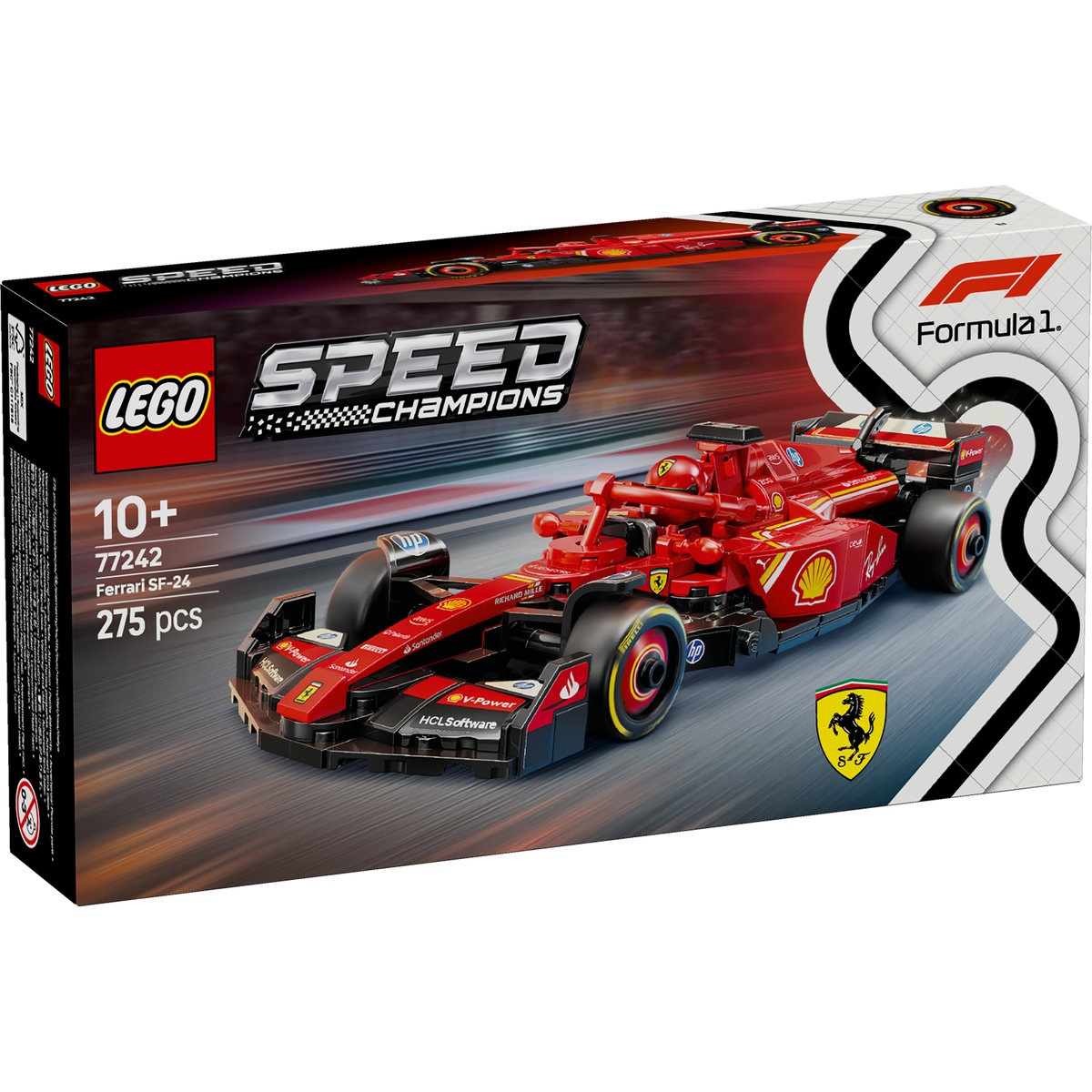 Set LEGO Speed Champions - Masina de curse F1® Ferrari SF-24 (77242) - 1 | YEO