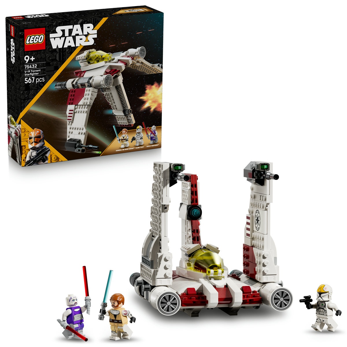 Set LEGO Star Wars - Nava de lupta stelara V-19 Torrent (75432)