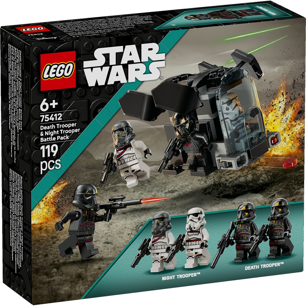 Set LEGO Star Wars - Pachet de luptă Soldați ai morții și soldați ai nopții (75412) - 1 | YEO