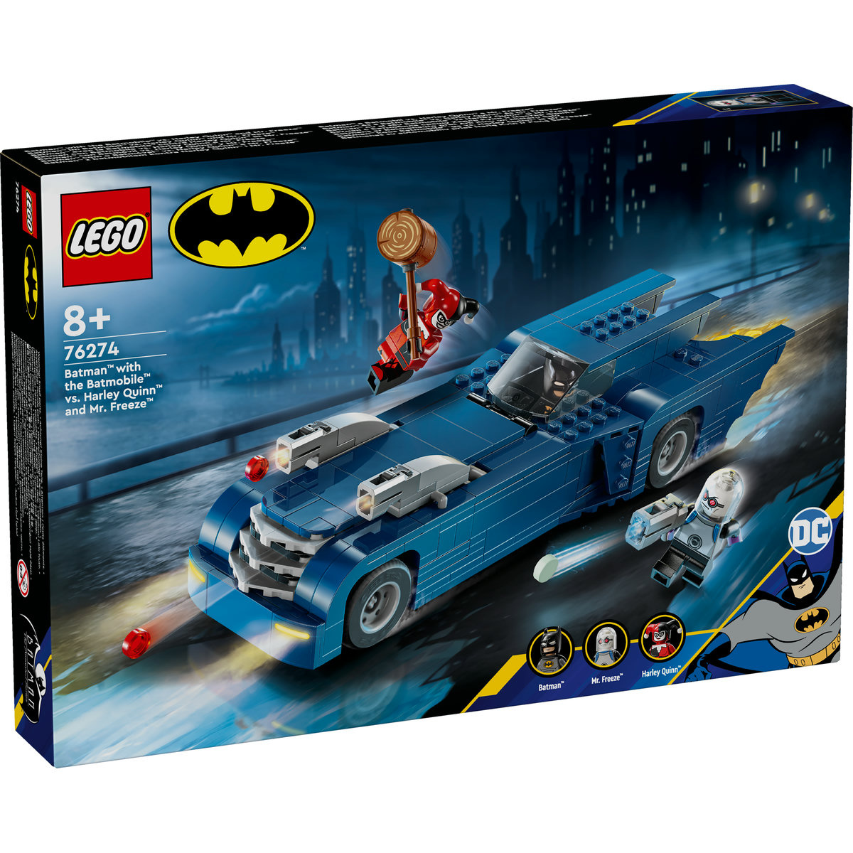 Set LEGO Super Heroes - Batman™ cu Batmobile™ vs Harley Quinn™ si Mr. Freeze™ (76274) - 1 | YEO