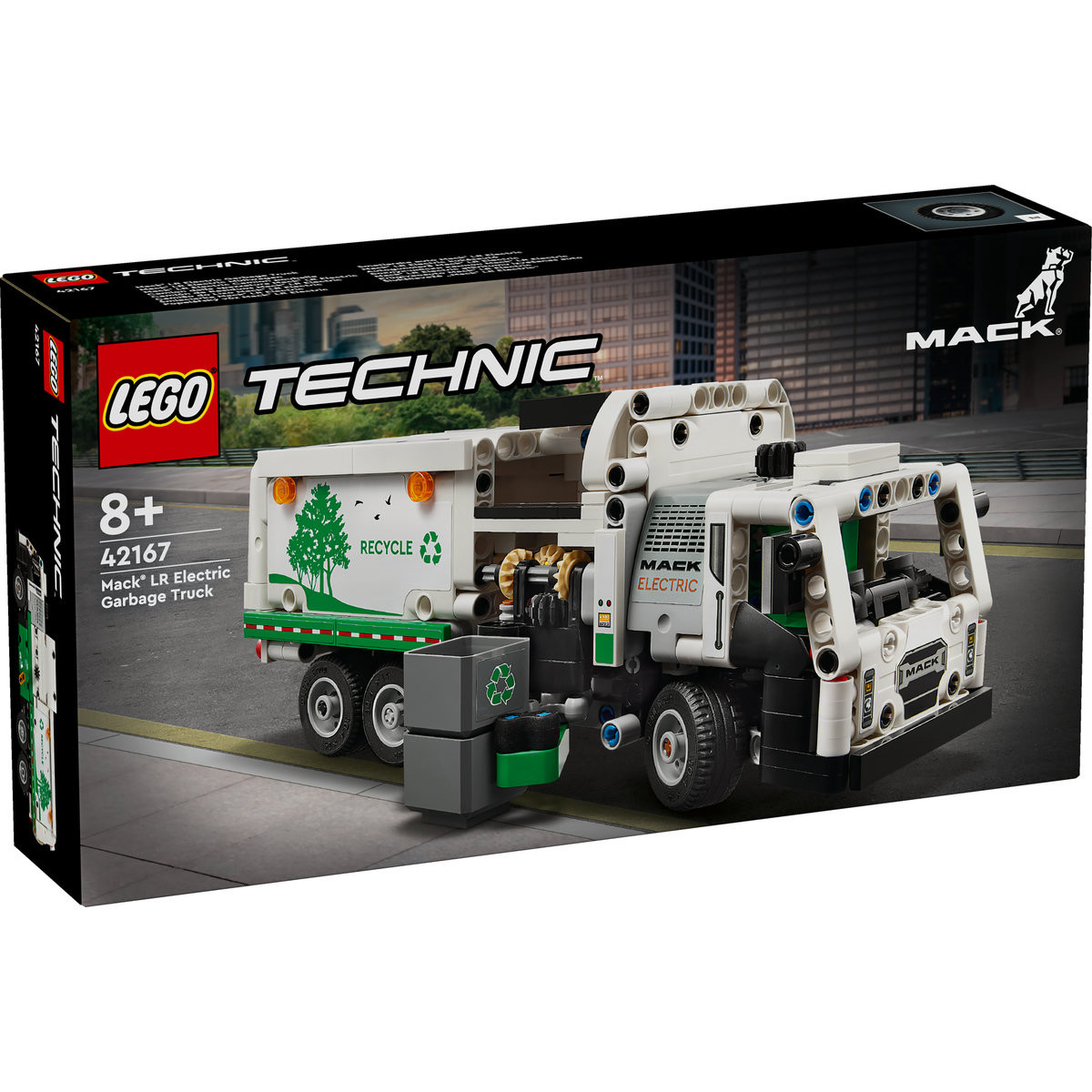 Set LEGO Technic - Camion de gunoi Mack LR Electric (42167) - 1 | YEO