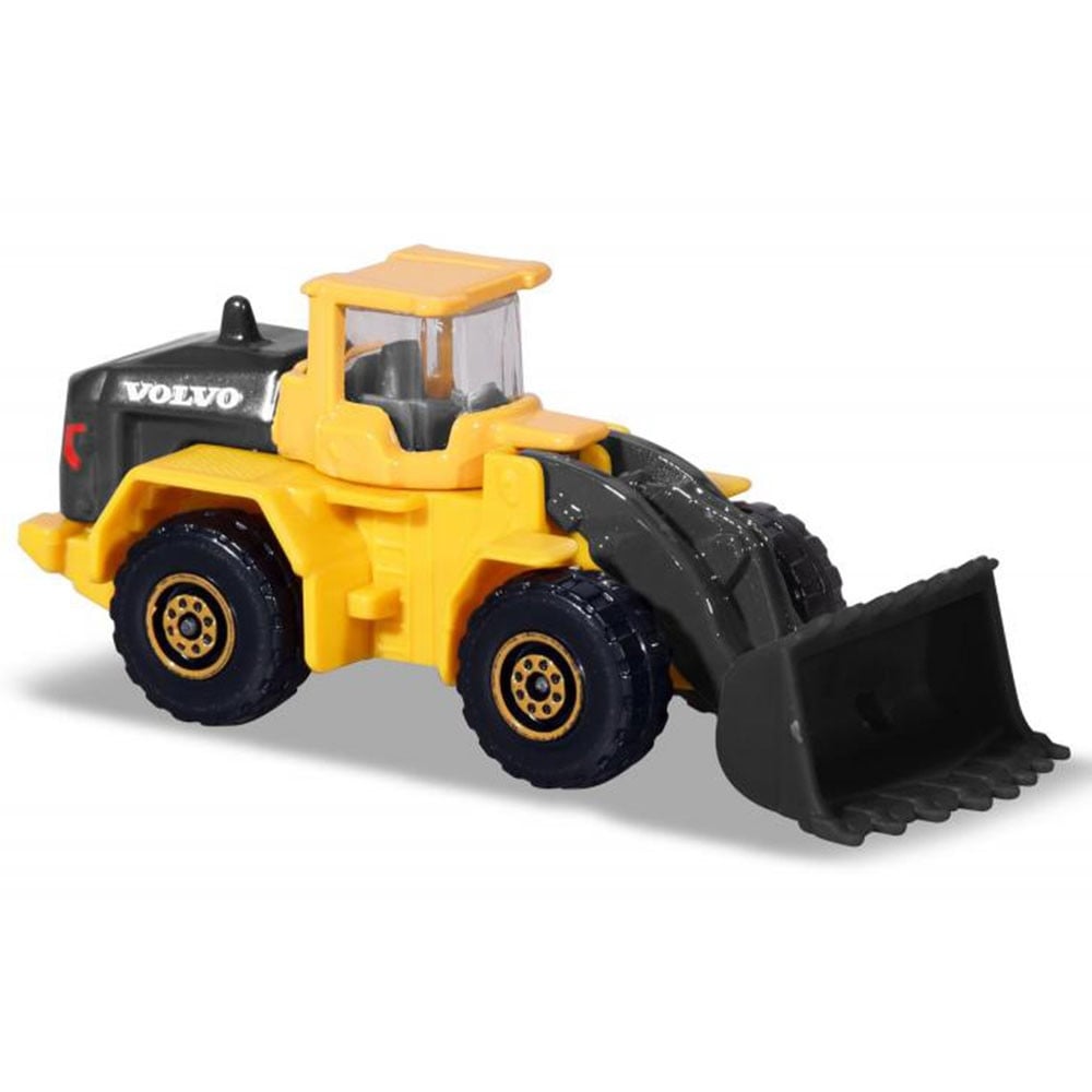 Set Majorette Volvo camion cu remorca, camion basculant, buldozer si excavator - 2 | YEO