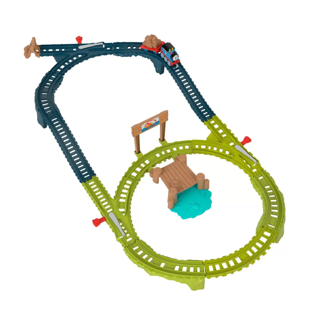 Thomas Set De Joaca Cu Locomotiva Push Along Thomas Si Accesorii - 1 | YEO