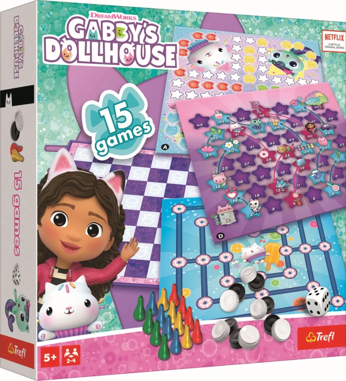 Trefl Gabbys Dollhouse Set 15 Jocuri Clasice