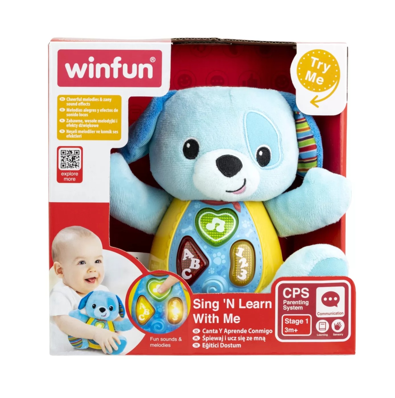 Winfun Canta Si Invata Cu Catelusul Blueberry