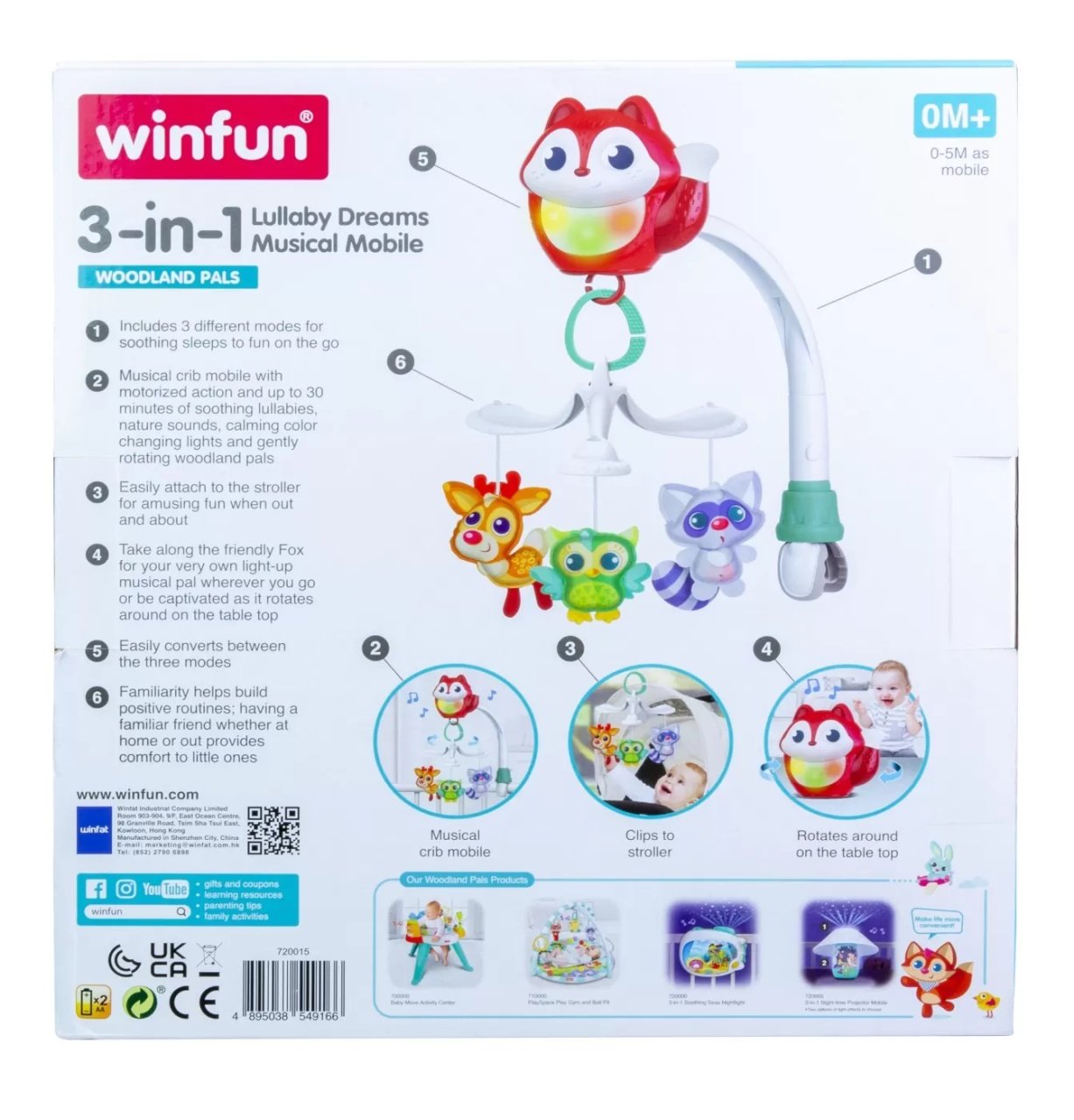 Winfun Proiector 3 In 1 Vulpita - 3 | YEO