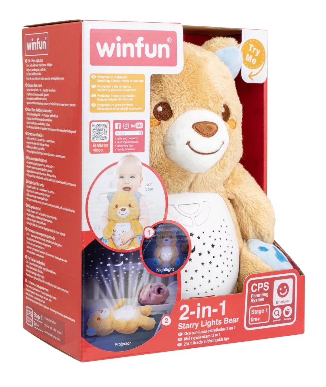 Winfun Proiector Si Lampa De Veghe Ursulet - 2 | YEO