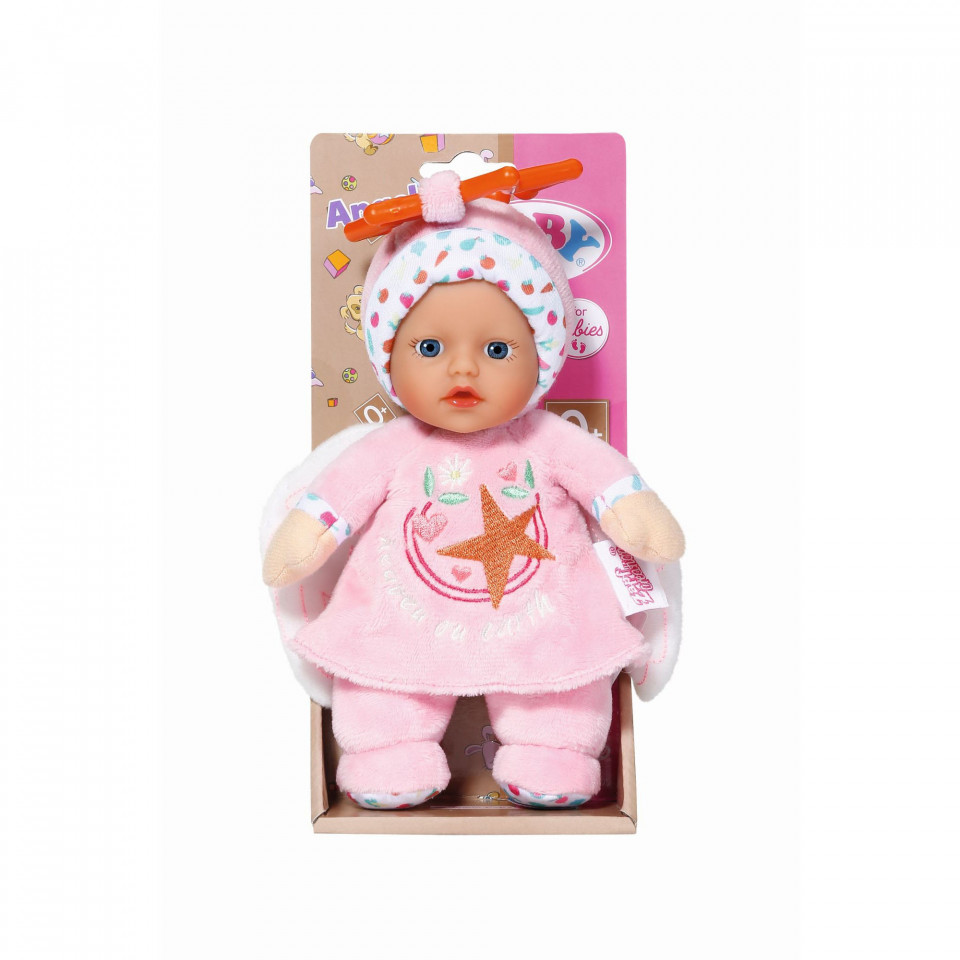 Baby Born - Bebelus Ingeras 18 Cm Cu Hainute Roz Sau Albastre