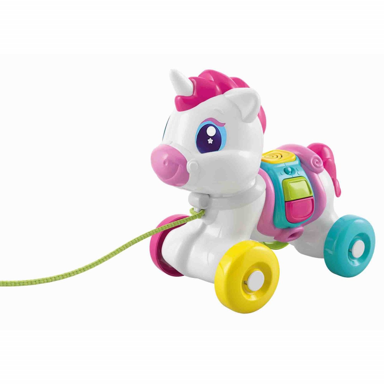 Baby Clementoni - Jucarie De Tras Unicorn Interactiv - 1 | YEO