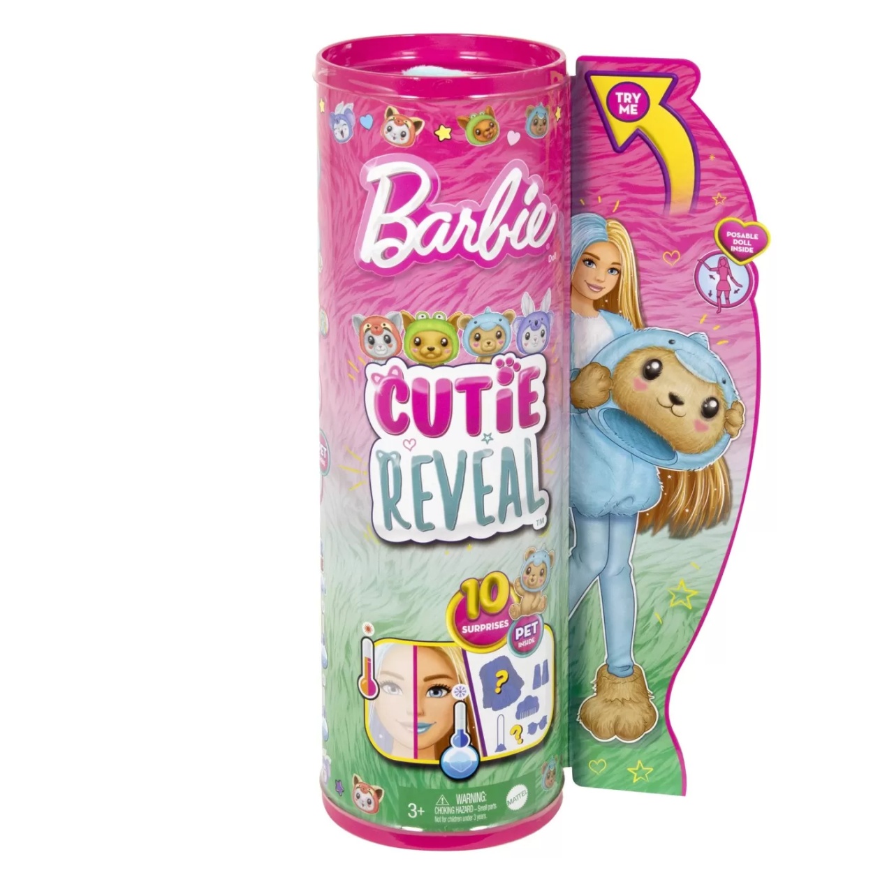 Barbie Papusa Barbie Cutie Reveal Delfin Urs - 1 | YEO