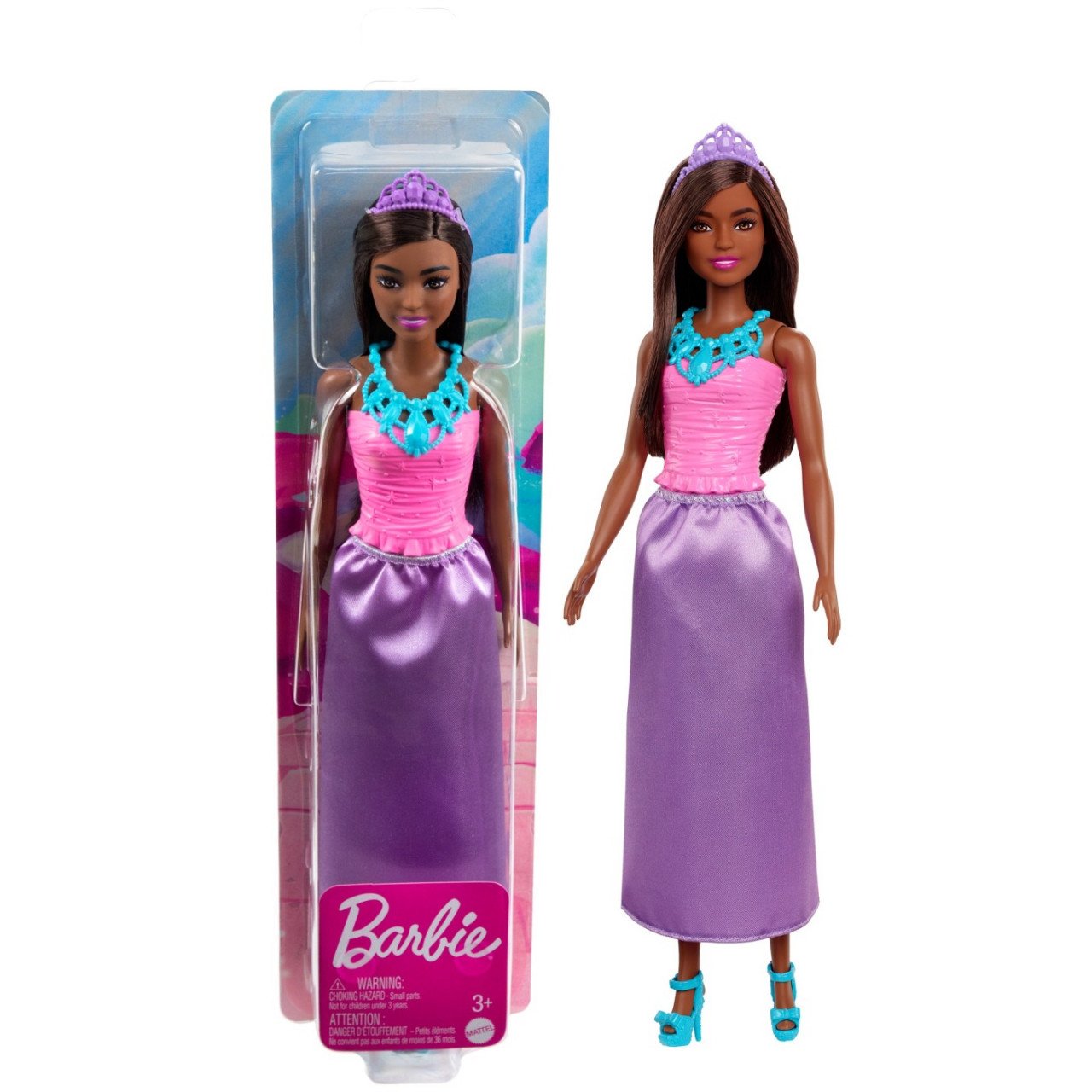 Barbie Papusa Printesa Bruneta - 3 | YEO