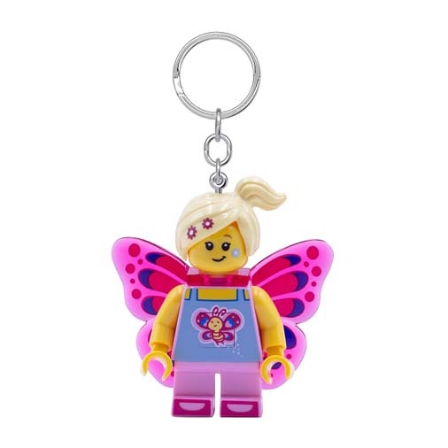 Breloc LEGO Iconic cu LED - Fata Fluture
