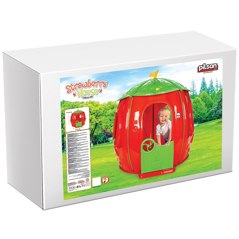 Casuta pentru copii Pilsan Strawberry House red - 1 | YEO