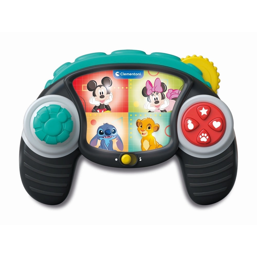 Clementoni - Controler de joc Disney cu lumini si sunete pentru dezvoltarea senzoriala si a abilitatilor motorii fine - 1 | YEO