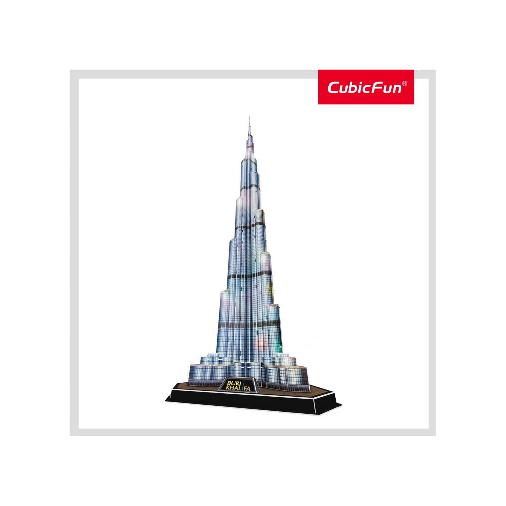 Cubic Fun - Puzzle 3D Led Burj Khalifa 136 Piese - 1 | YEO