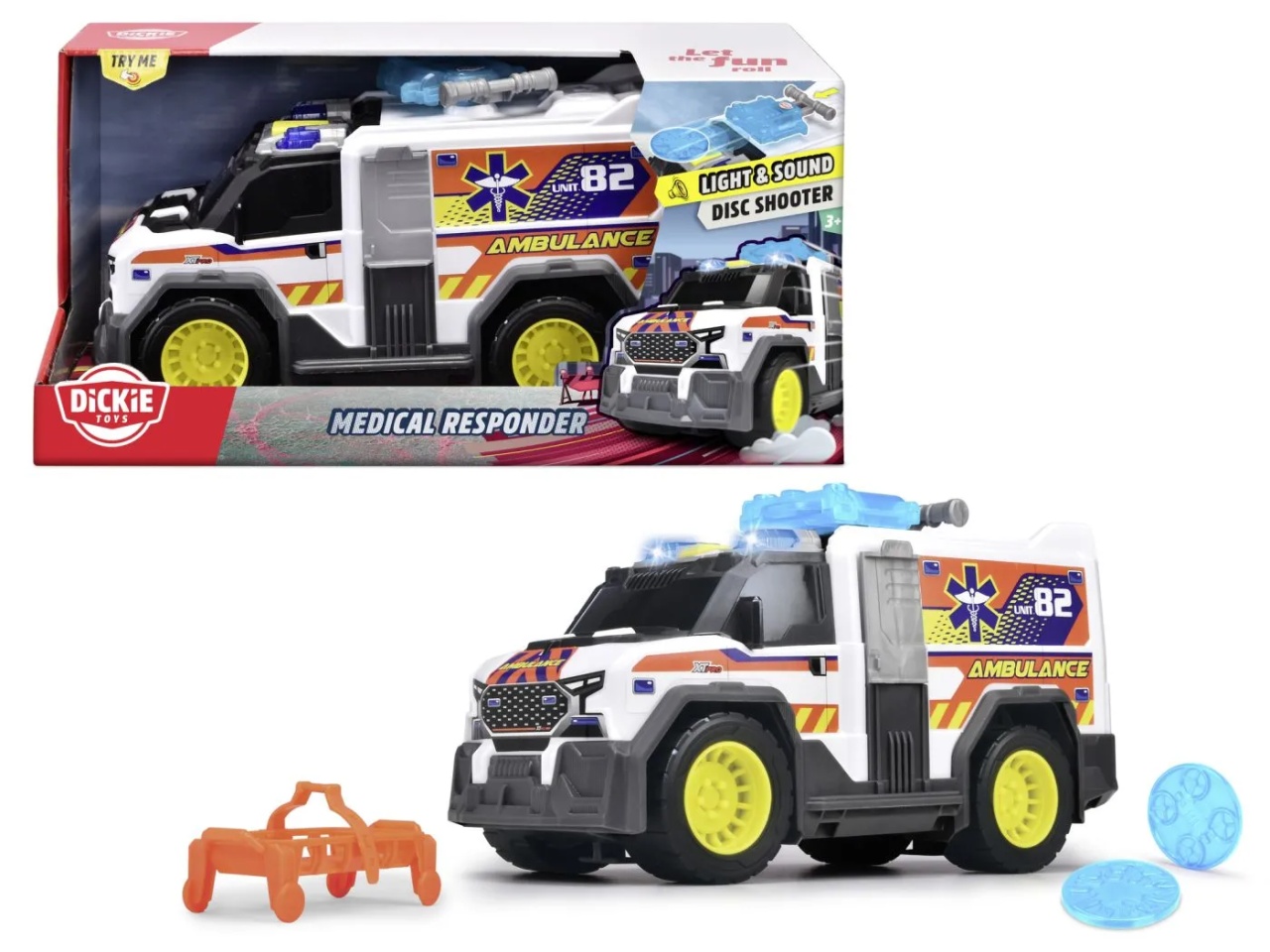 Dickie Ambulanta Cu Sunete Si Lumini