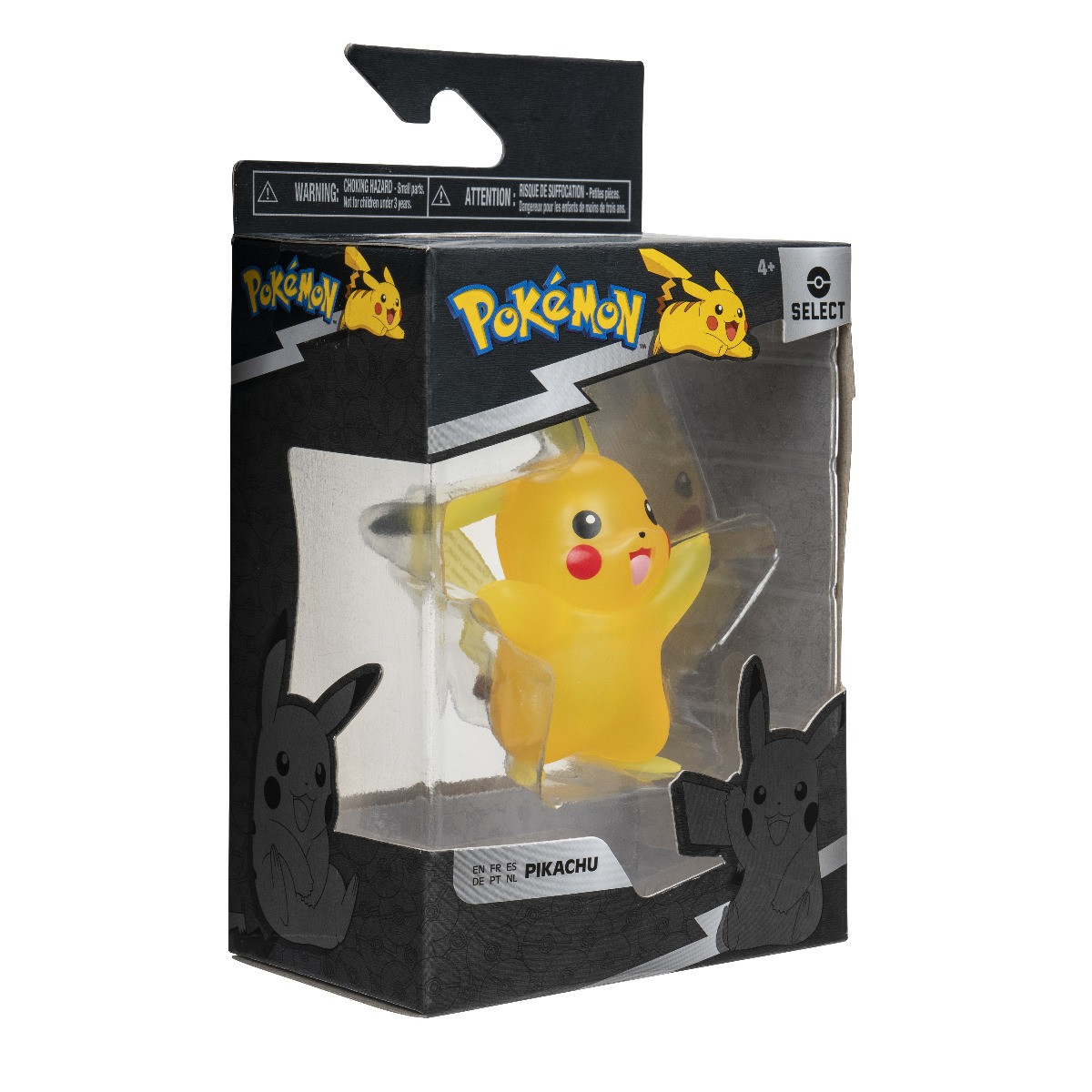 Figurina de actiune, Pokemon, 7.5cm, Pikachu Translucent - 3 | YEO